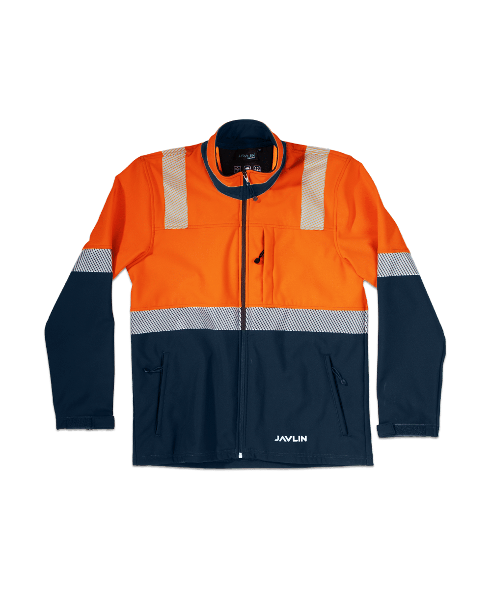 Hi Vis Two Tone Utility Softshell Jacket