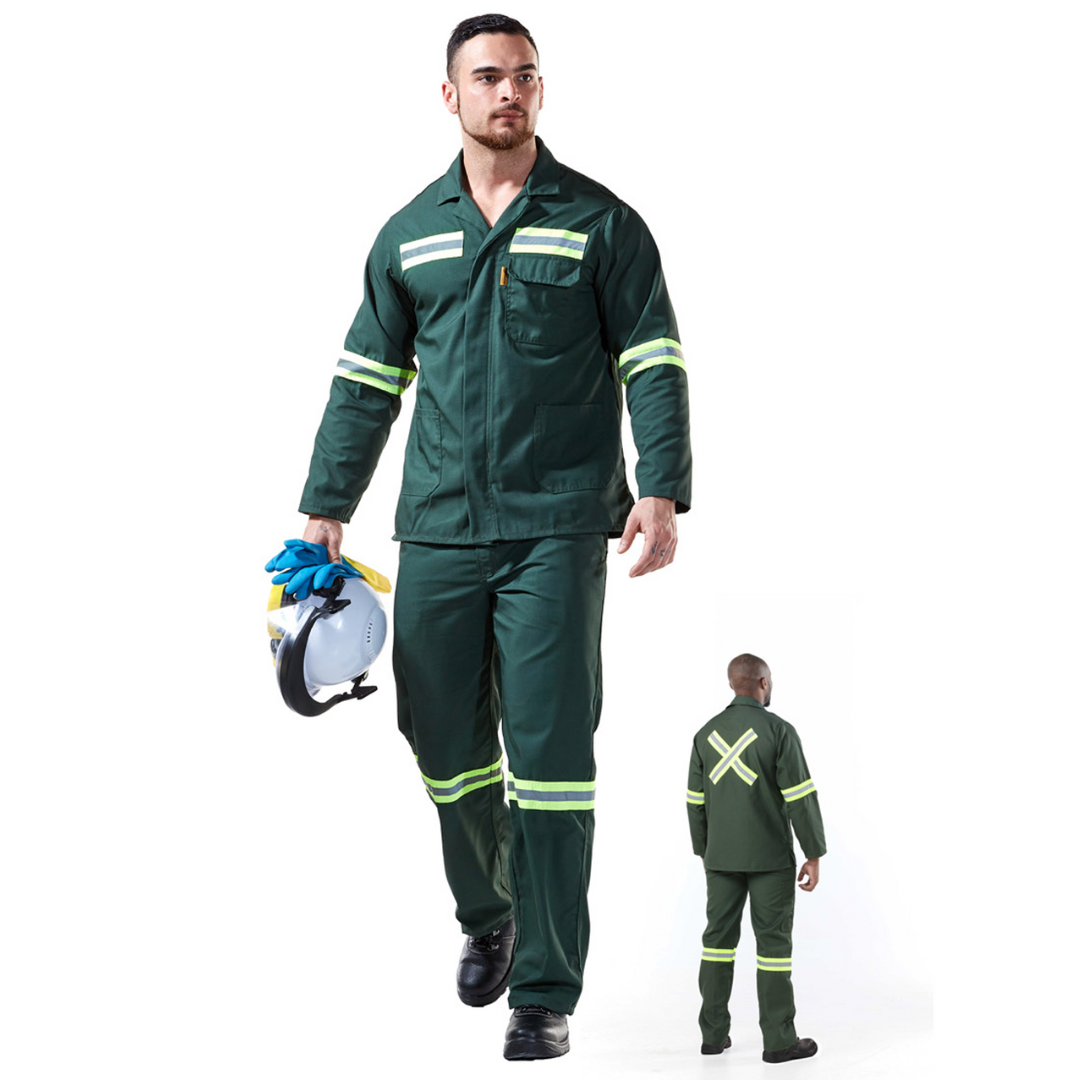 Poly Viscose Acid Conti Suit Reflective Pants
