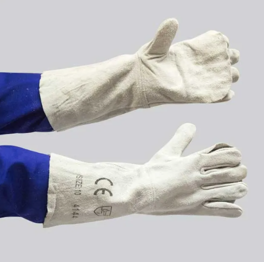 Apron Palm Leather Glove - Elbow Length