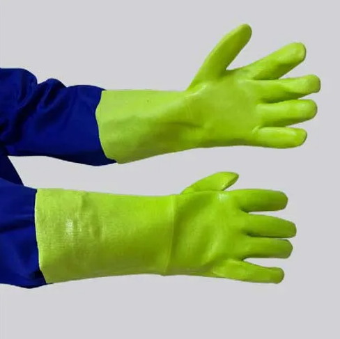 PVC Medium Weight - Mining Green Hi Viz 40cm