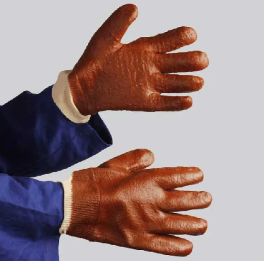 PVC Heavy Weight Glove - Knit Wrist (Terry Palm)