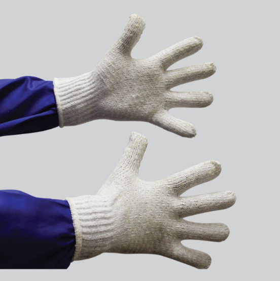 Cotton Glove - X Cross Clear