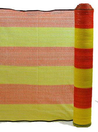 Orange and Yellow Barrier Netting