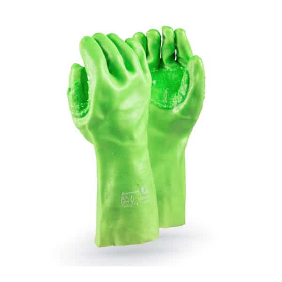 Cronus/e HI-VIS PVC Elbow Gloves
