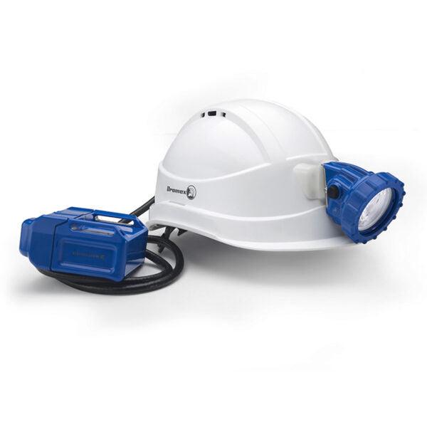 Hard Hat with Lamp Mount