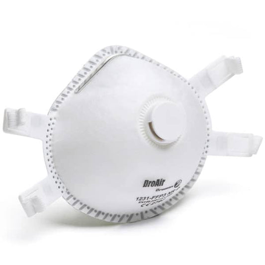 Valved Disposable Moulded FFP3 Mask