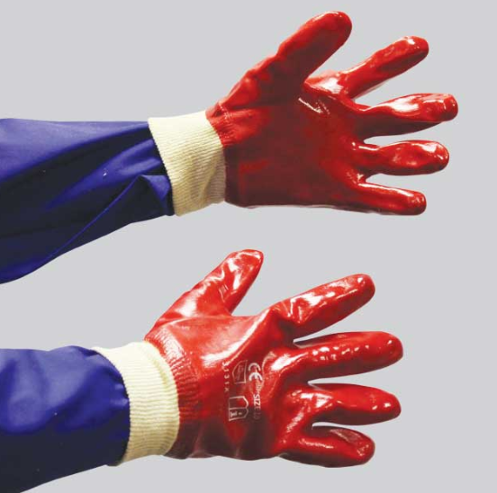 PVC Medium Weight - Red Knit Wrist