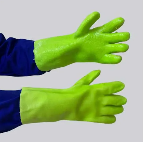 PVC Heavy Weight - Green Terry Palm 40cm