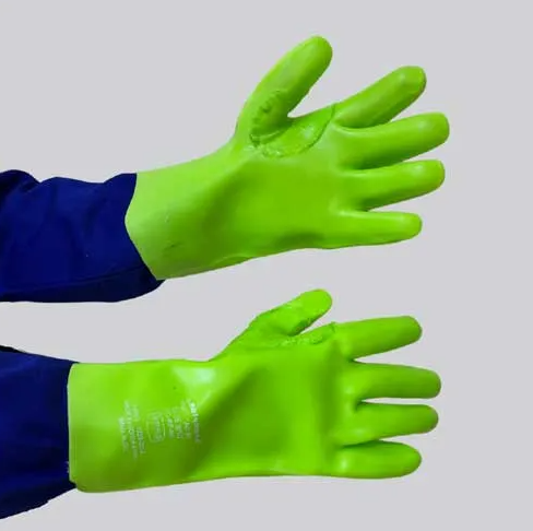 PVC Medium Weight Reinforced Glove - Open Cuff