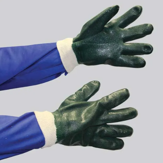 PVC Dark Green - Textured Pebble Knit