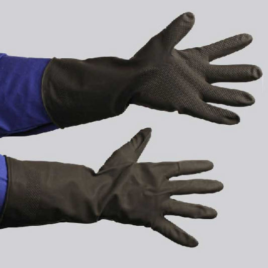Builders Glove - Black Latex
