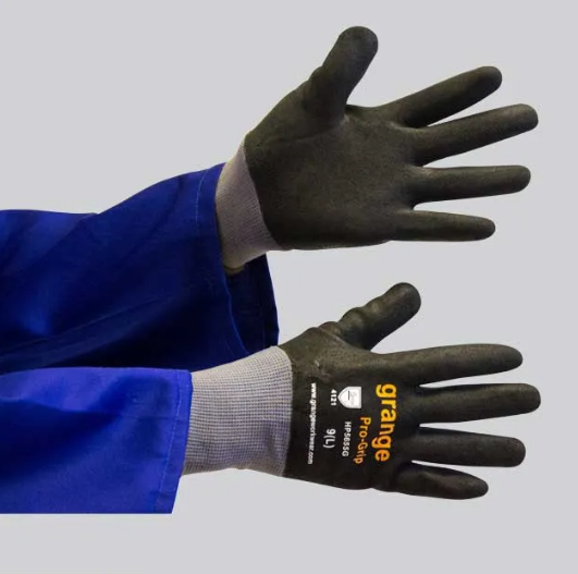 Pro Grip Textured Nitrile/PU Miners Glove - Fully Coated