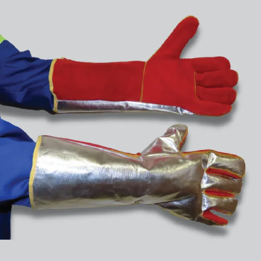 Foundry Aluminised Leather Glove