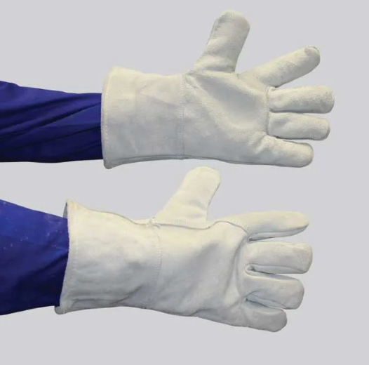 Sheep Wool Lined Glove - Chrome Leather