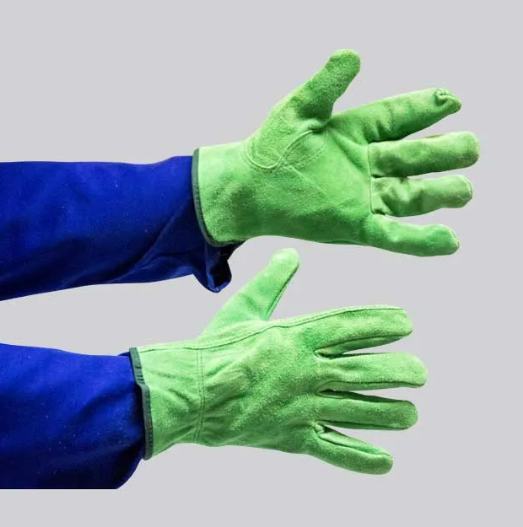 VIP Keystone Split Leather Glove - Green