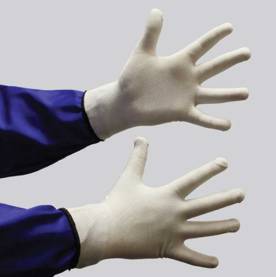 Automotive Polyester Glove - Knitted Unbleached