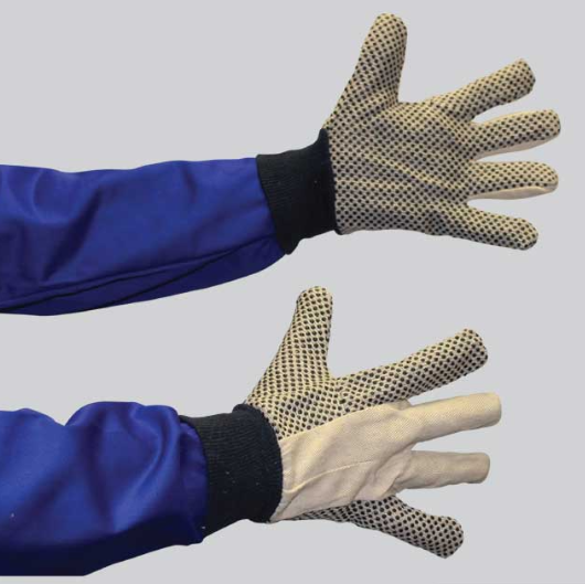 Cotton Glove - Polka Dot Cut & Sewn Single Sided