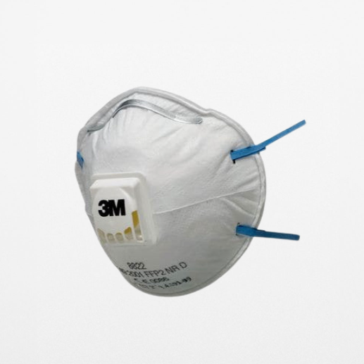 3M™ Particulate Respirator, FFP2, Valved, 8822