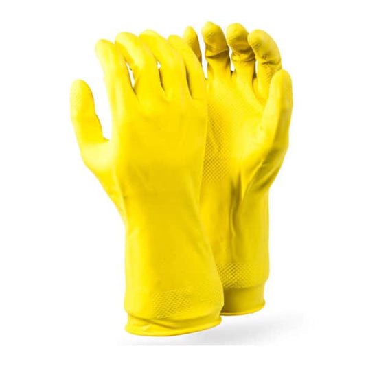 Yellow Rubber Household Gloves