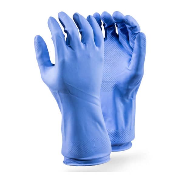 Blue Rubber Household Gloves